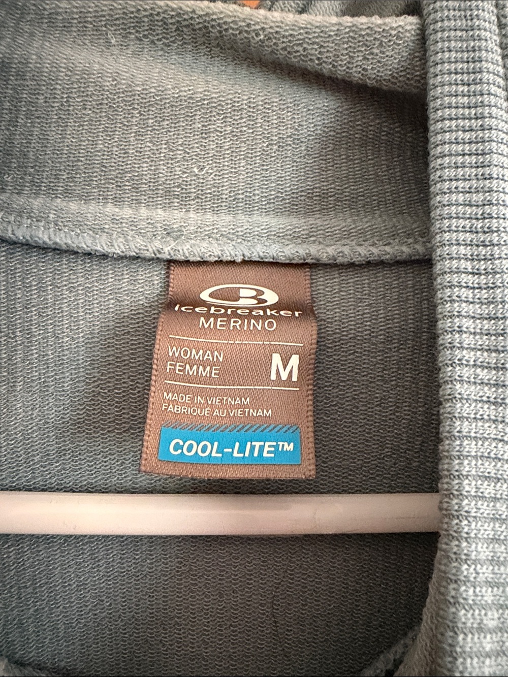 Icebreaker Slate Blue Lightweight Pullover Hoodie - Picture 2 of 6